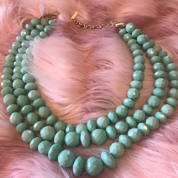 Bold teal necklace - Picture 1 of 2